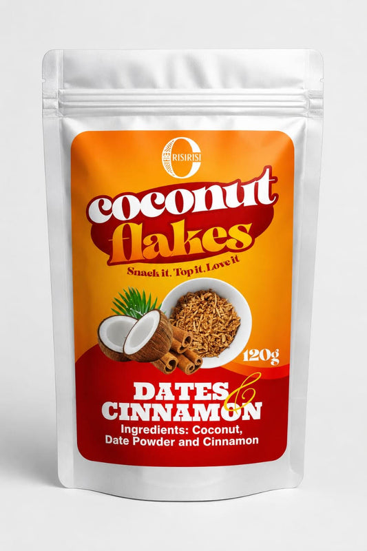 Coconut Flakes Date & Cinnamon flavor